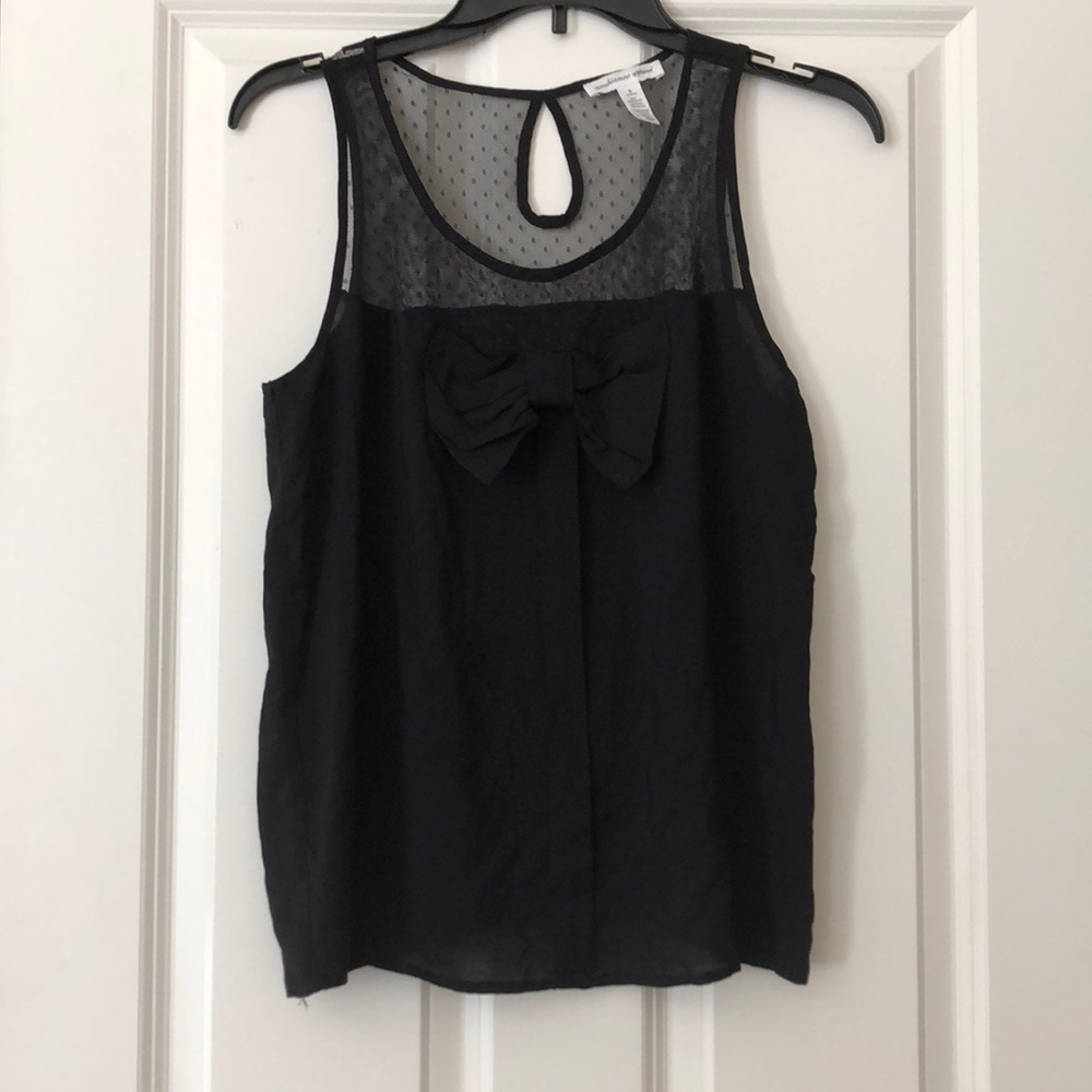 Ambiance Apparel Cute Bow Tank Top